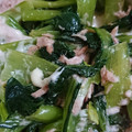小５料理男子's cooksnap of when they made 簡単 小鉢☆小松菜とエノキのツナマヨ和え.