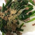 クックBLTENE☆'s cooksnap of when they made 豚ひき肉そぼろニラ炒め丼★丼もの簡単美味.