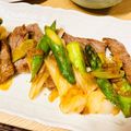 なーニャ's cooksnap of when they made アスパラと牛肉炒め・中華風.