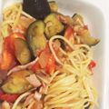 ぐっさん★★'s cooksnap of when they made なすとベーコンのパスタ♪バターコンソメ味.