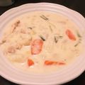 ポン次's cooksnap of when they made カブ入り 簡単 チキン豆乳シチュー.