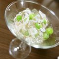 ひろみつばち's cooksnap of when they made うすいえんどうと釜揚げ桜えびのゼリー寄せ.