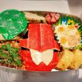かっくんばーすでい's cooksnap of when they made ルパンレンジャー♡ルパンレッド♡キャラ弁.