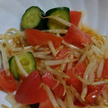 土日料理する人's cooksnap of when they made きゅうりともやしのナムル.