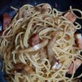 クックmimimi★'s cooksnap of when they made たっぷりキノコとベーコンの和風スパゲティ.