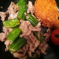 せいママっぴ's cooksnap of when they made 豚肉とオクラの炒め物.