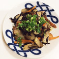 caruga's cooksnap of when they made 大根とひじきのきんぴら風.