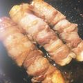 茶色いマン's cooksnap of when they made 簡単！生姜焼き☆ちくわのチーズ豚バラ巻.