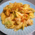 卯月のうさぎ２０１４'s cooksnap of when they made 簡単ちぎるだけ！たっぷりエビキャベツ.