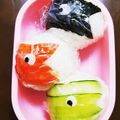 kojyu's cooksnap of when they made 簡単☆鯉のぼり弁当☆子供の日☆キャラ弁.