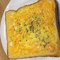 ポメちょん's cooksnap of when they made 朝食 チーズエッグトースト.