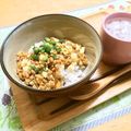 komutatata's cooksnap of when they made ✿納豆わさびで♬一番好きな食べ方です❤✿.
