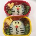 YU3U75's cooksnap of when they made 簡単♪ドラえもん♪キャラ弁に♪おにぎり♪.