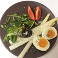 サミイ's cooksnap of when they made ホワイトアスパラガス　半熟玉子のソースで.
