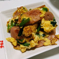 ooゆなoo's cooksnap of when they made 魚肉ソーセージのネギ玉炒め.