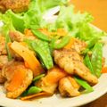 るるおか's cooksnap of when they made 鶏肉と絹さやのハニーマスタード炒め.