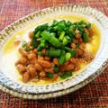 あーこ姐's cooksnap of when they made とろ～り、お豆腐の納豆&チーズがけ.