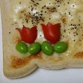 ﾋﾟﾛﾐ♡'s cooksnap of when they made 卵焼きにチューリップ咲きました♡.