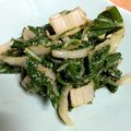 petokko's cooksnap of when they made スイスチャードの胡麻和え.
