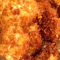 chiko♫'s cooksnap of when they made 豚モモ肉で♪ヘルシーやわらか豚カツ.