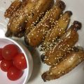 akipopc's cooksnap of when they made 自炊生活の息子に伝授★鶏手羽先の甘辛焼き.
