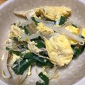 しゅんのま's cooksnap of when they made 簡単！ニラ玉もやしのにんにく醤油炒め.