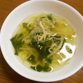 お塩と砂糖's cooksnap of when they made 豆もやしわかめスープ.