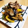 ○のんたん○'s cooksnap of when they made なすピーマン豚肉のお酢炒め♪中華風.