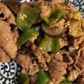 agak's cooksnap of when they made ビーフと茄子とピーマンの胡麻味噌炒め.