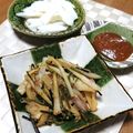 ◎プレミアムロール◎'s cooksnap of when they made 醤油麹deまるごとウドのきんぴら.