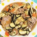 はっぴーゆりもん＊'s cooksnap of when they made レンジで簡単！豚こま茄子の味噌煮.