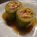 ぽんちっちい's cooksnap of when they made 電子レンジで♪白菜の豆腐ロール.
