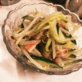テンコロリ's cooksnap of when they made もやし、カニかま、胡瓜の中華サラダ.