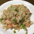さんぞうコック's cooksnap of when they made 焼き鮭とレタスの炒飯。.