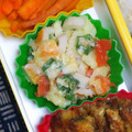 nosso's cooksnap of when they made 和風♩オクラとちくわの梅マヨポテサラ.