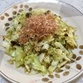 クック4P73QB☆'s cooksnap of when they made キャベツととろろ昆布ポン酢炒め和え.