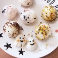 じゅんのすけ＊'s cooksnap of when they made キャラ弁うずら卵でイカちゃん.