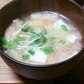 ﾋﾟﾛﾐ♡'s cooksnap of when they made 豆腐＊油揚げ＊水菜のお味噌汁.