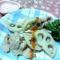 キョク's cooksnap of when they made れんこんと豚肉のしゃきしゃき炒め.