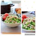 runa10's cooksnap of when they made 水菜と切り干し大根の中華風サラダ.