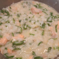クックFCVH96☆'s cooksnap of when they made 生米で作る！鮭と卵とねぎのお粥.