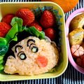 mrmr2000's cooksnap of when they made 園児キャラ弁 クレヨンしんちゃん.