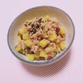 まあまま☆0403's cooksnap of when they made あったかご飯に☆さつま芋と豚挽肉そぼろ.