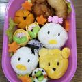 ちぃかま22's cooksnap of when they made ツムツム☆キャラ弁☆遠足☆チップ デール.