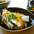 runa10's cooksnap of when they made タラのきのこ蒸し☆.