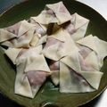 nemuchan's cooksnap of when they made 簡単ワンタンの包み方.