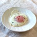 かっちゃん杉's cooksnap of when they made 黄身が少し固まってトロントロンの目玉焼き.