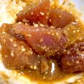 67luna's cooksnap of when they made まぐろ丼☆ごま醤油風味♪.