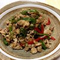 フジぽん's cooksnap of when they made 和風チンジャオロース風丼.