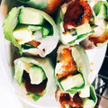 みぃぃいい's cooksnap of when they made 冷凍唐揚げで♡生春巻き.